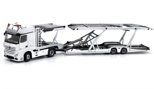 1:64 Mercedes-Benz Actros High top electronic mirror LHD  White Unique Model x Tiny  DIECAST Model