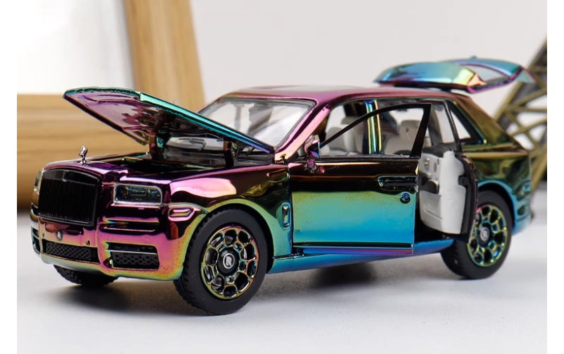 1:64 Rolls-Royce Cullinan Chrome Plated DCM BB Wheel Limited 300 pcs DIECAST Car Model