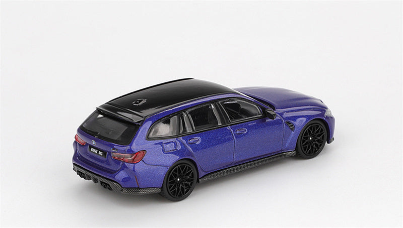 1:64 BMW M3 Competition Touring Portimao Blue Metallic MINIGT DIECAST Model