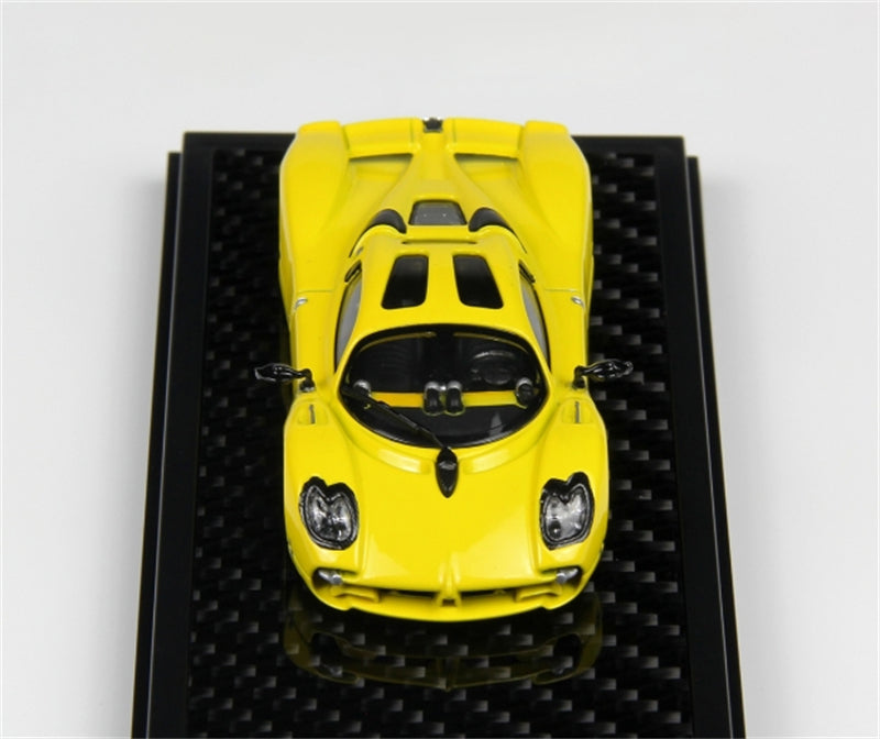 LCD-MODELS Pagani Utopia Super Cars Coupe Yellow 1:64 car Pre-built Model view6