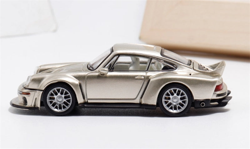 Findclassically Porsche Singer 911 DLS Turbo Road Moet Blanc Limited Edition 999PCS ONLY 1:64 car Pre-built Model view3