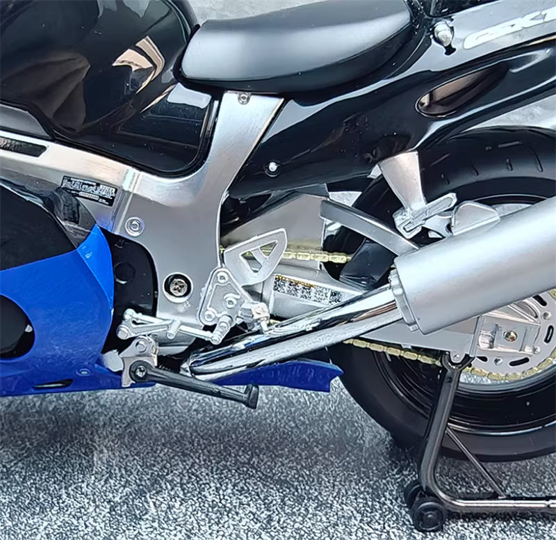 1:12 Suzuki GSX-1300R Hayabusa  blue - silver  LCD MODELS  DIECAST motorcycle Model