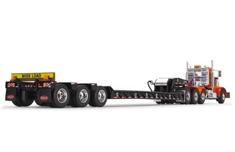 1:50 Peterbilt 367 DCP orange Diecast Model view2
