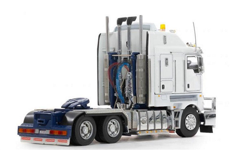 Drake Australian Kenworth K200 Truck White/Blue 2.8 Cabin 1:50 Truck Pre-built Model