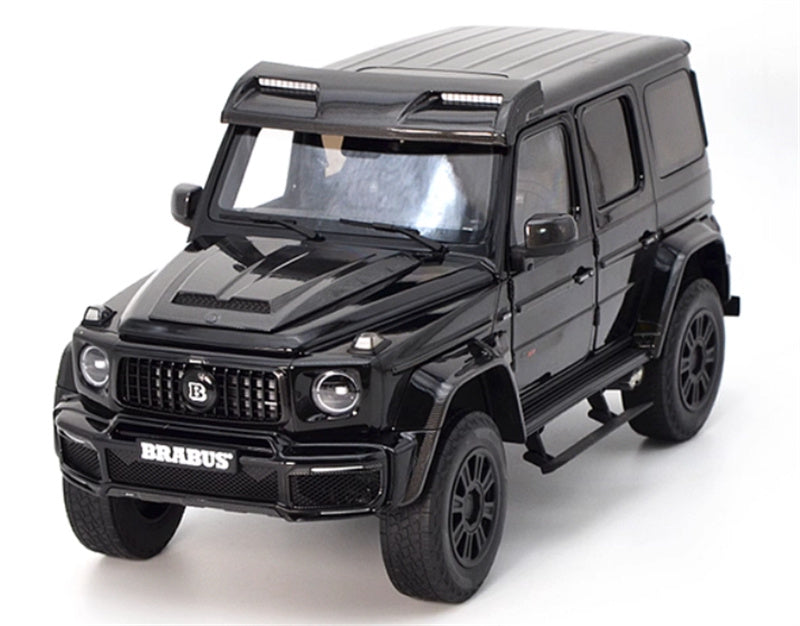 Almost Real Brabus Mercedes Benz G-Class AMG G63 4x4² SUV 2023 black Limited Edition 600PCS ONLY 1:18 Car Pre-built Model view1