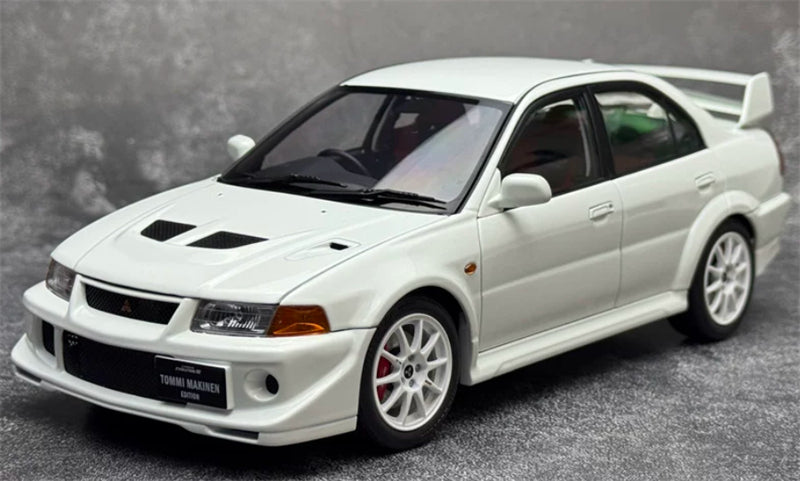 1:18 Mitsubishi Lancer Evolution VI (6.5) GSR T.M.E  Scotia White MOTORHELIX Limited Edition 699PCS ONLY DIECAST Model
