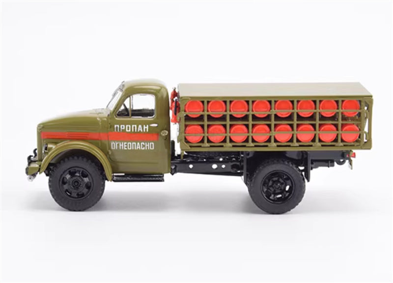 StartScaleModels Soviet GTK-32 (51) GAZ LPG Tanks Delivery Truck 1:43 Truck Pre-built Airliner Model Display view3