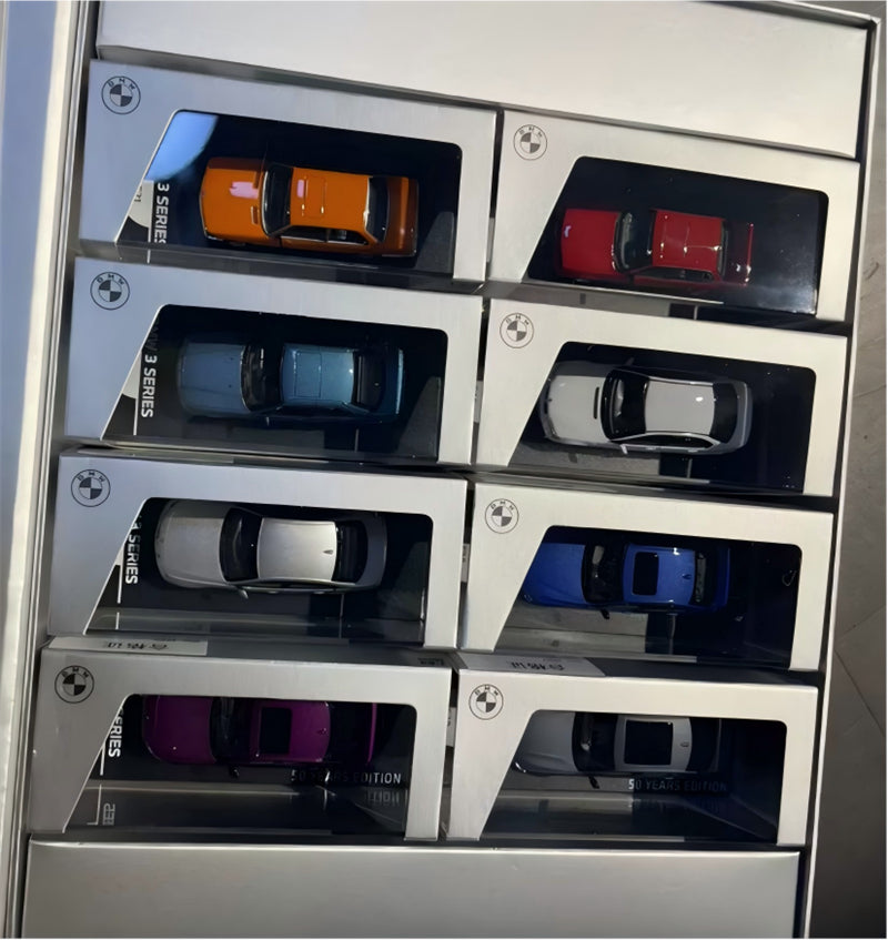 1:64 BMW 3 Series 8-car set Almost Real DIECAST Civil Car Model