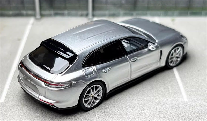 Furuya Porsche Panamera GT Silver Hunting Edition 1:64 car Pre-built Model view3