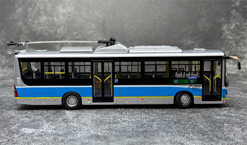 Beijing Public Transport Huayu BJD-WG120DK 118 Road trolley bus 1:64 Bus Pre-built Model view6