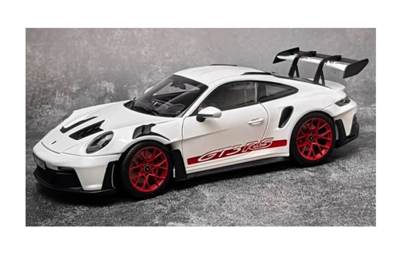 1:18 Porsche 911 992 GT3 RS  White -Red Wheel NOREV  DIECAST Model