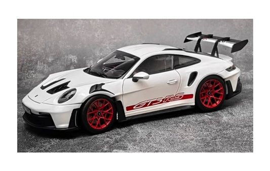 1:18 Porsche 911 992 GT3 RS  White -Red Wheel NOREV  DIECAST Model