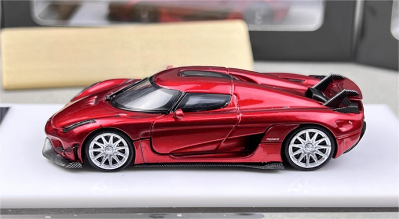 TPC Koenigsegg Regera red Limited Edition 999PCS ONLY 1:64 Car Pre-built Model view2