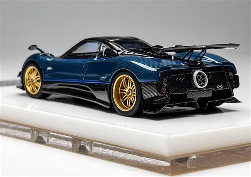 HH Model Pagani Zonda Tricolore Blue - Hardtop Edition 1:64 Car Pre-built Model view2