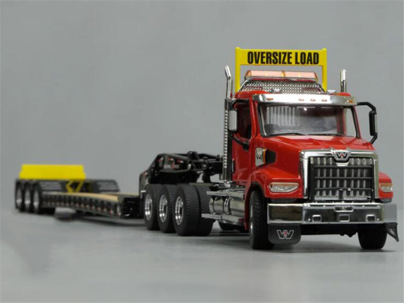 CATERPILLAR Western Star 49X Tridem axle + XL 120 Trailer 1/50 Truck Pre-built Model