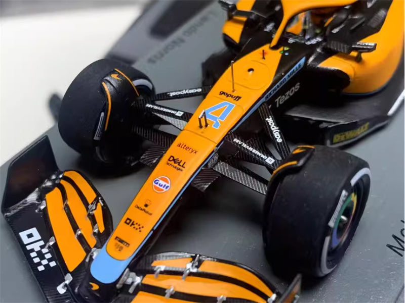 Spark McLaren MCL36 Miami #4 GULF GP 2022 LANDO NORRIS 1:43 Car Pre-built Model view8