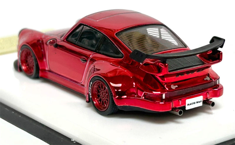 mymodelcollect Porsche RWB 930 Metal Red RAUH - Welt 1:64 Car Pre-built Model view2