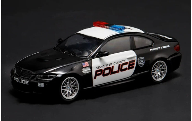 1:64 BMW M3 E92  Exhibition version police car set Fine model  Limited Edition 299PCS ONLY DIECAST Model