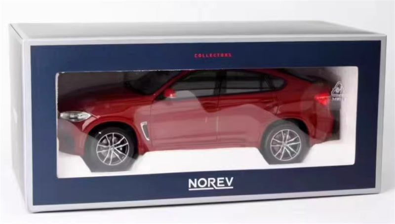 NOREV BMW X6M Metal Red 2015 1:18 Car Pre-built Model view10