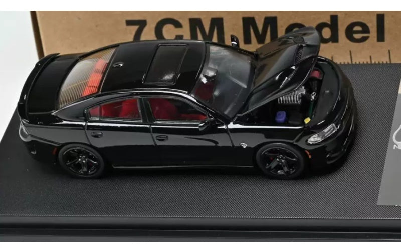1:64 DODGE Charger SRT  Dark Night Black 7CM MODEL  Limited Edition 599PCS ONLY DIECAST Model