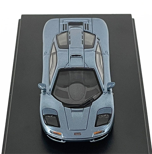 LCD-MODELS Mclaren F1 Super Car Matte Blue 1:64 car Pre-built Model view2