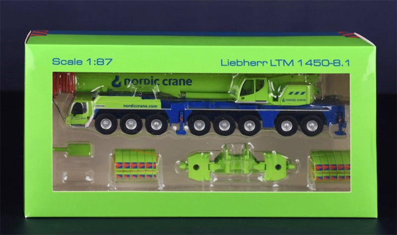 IMC LIEBHERR LTM 1450-8.1 NORDIC Crane 1/87 Truck Pre-built Model