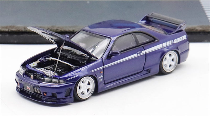 Focal Horizon Nissan Skyline GT-R R33 Nismo 400R Deep Blue Limited Edition 999PCS ONLY 1:64 Car Pre-built Model view10