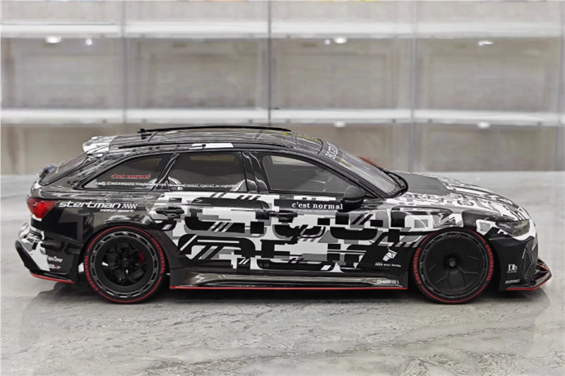 1:18 Audi RS6 Avant C8 BODY KIT  Camo  GT SPIRIT Limited Edition Resin Car Model