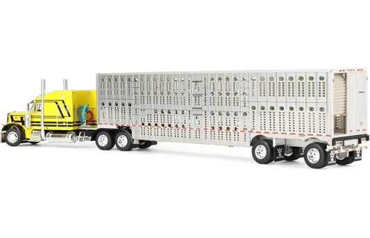 1:64 Peterbilt 379 DCP Yellow Diecast Model view2