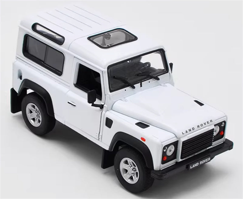 1:24 Land Rover Defender 90  White  WELLY  DIECAST Car Model