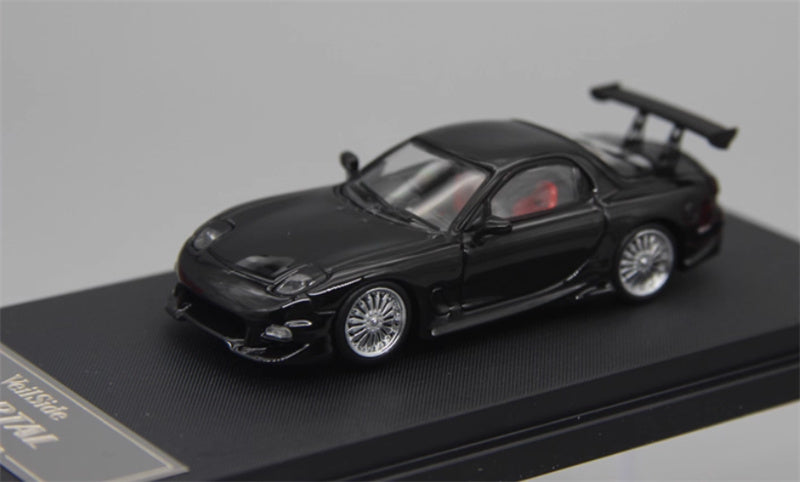 Mortal Mazda RX7 Veilside Limited Edition black 1:64 Car Pre-built Model view1