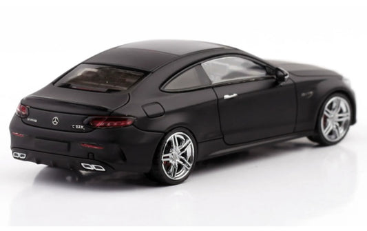 1:64 Mercedes-Benz AMG C63s  Matte Black Warrior Howie Model   DIECAST Model