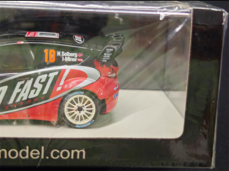spark Ford fiesta RS #10 13th WRC Monte Carlo 2012 H.Solberg - I.Minor Total HURTIGRUTA CARGLASS 1:43 Car Pre-built Model view10