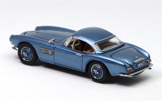 GFCC BMW 507 Roadster Retro Car 1957 Ice Blue Convertible hardtop 1:64 car Pre-built Model view2