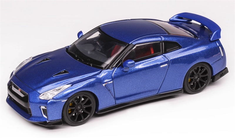 MOTORHELIX Nissan GT-R (R35) Track Edition Limited Edition 799PCS ONLY Gulf Blue 1:64 Car Pre-built Model view3