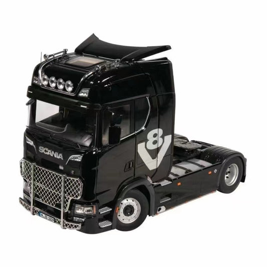 NZG  Scania V8 730S 4x2 black  1/18 DIECAST Truck Lorry