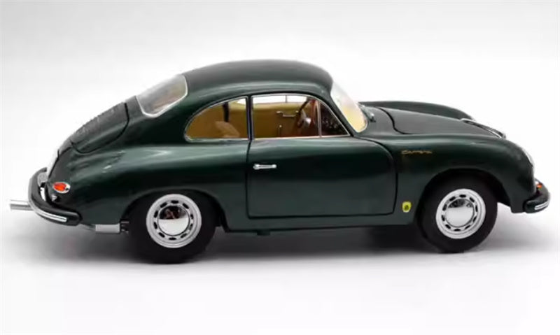 Schuco Porsche 356 A Carrera Coupe Green hardtop Limited Edition 1000PCS ONLY 1:18 Car Pre-built Model view3