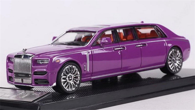 SC Art Rolls-Royce Phantom VII Purple Limited Edition 1:64 Car Pre-built Model