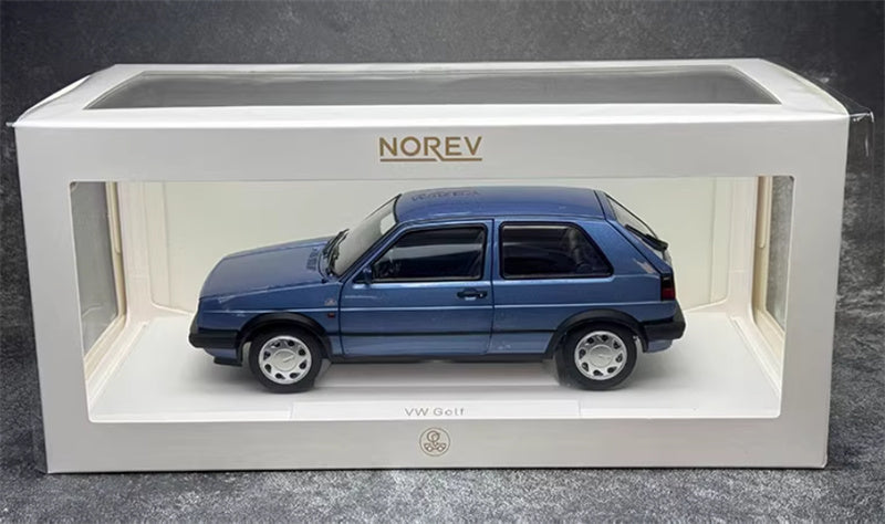 NOREV Volkswagen VW Golf 10 Million 1988 royal blue 1:18 Car Pre-built Model view11