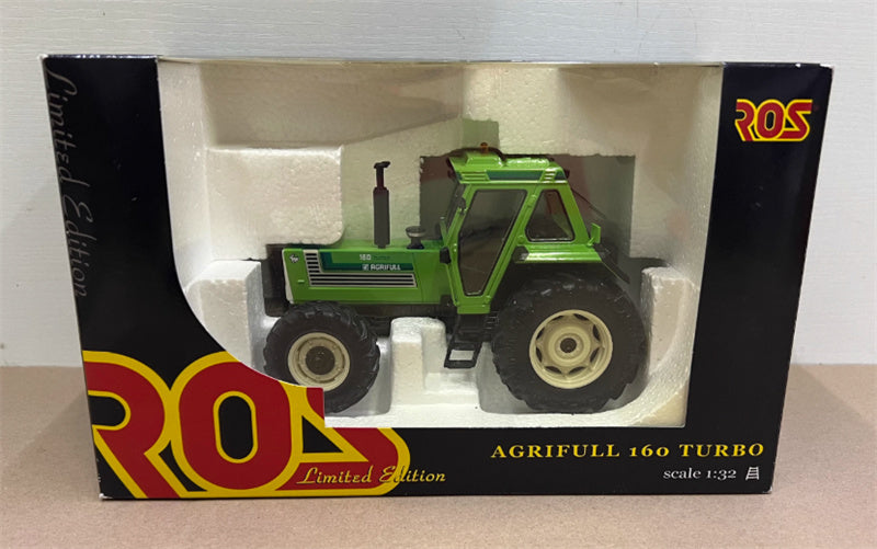 ROS AGRIFULL 160 TURBO Agricultural four-wheel drive tractor Limited Edition Green 1:32 Truck Pre-built Model