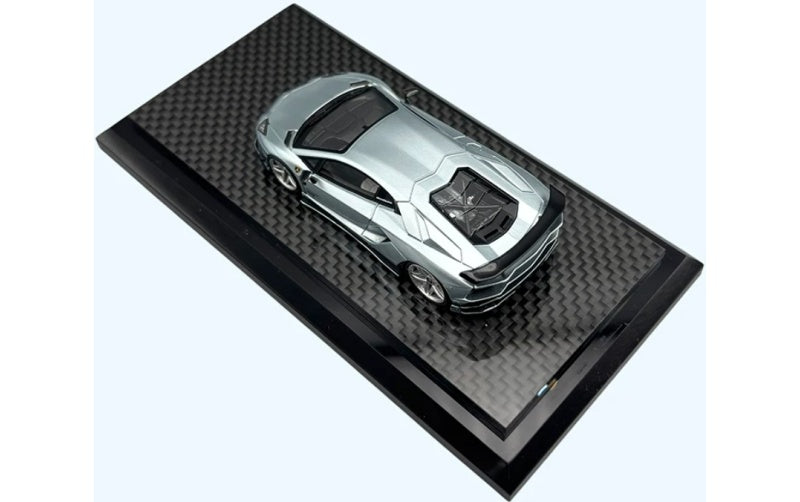 1:64 Lamborghini Aventador LP740-4 S Ice Blue YM Model modified version Limited 299 pcs Resin Car Model
