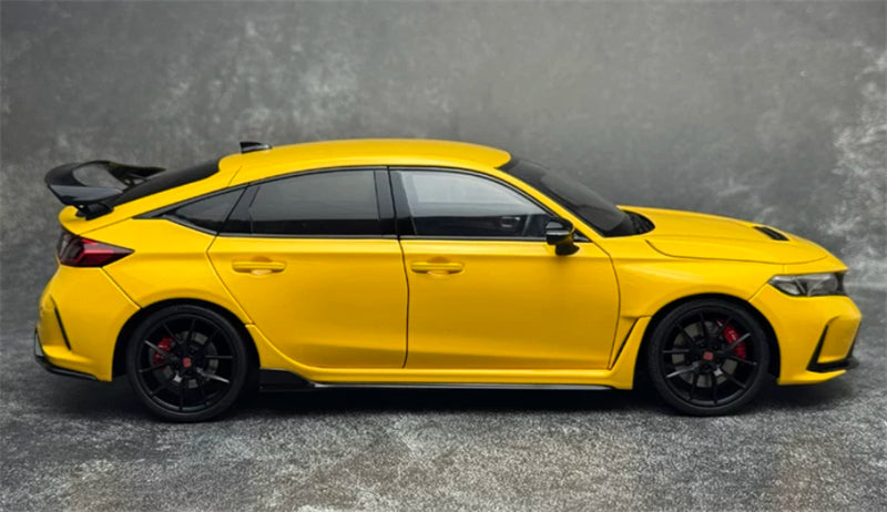 1:18 Honda Civic Type R FL5  yellow MOTORHELIX Limited Edition 299PCS ONLY DIECAST Model