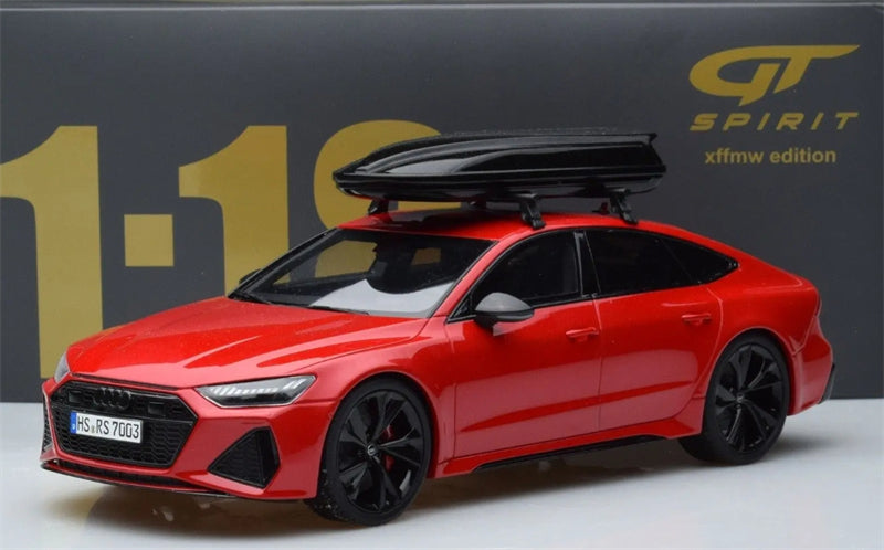 1:18 Audi RS7 Sportback with Luggage  Red GT SPIRIT Limited Edition 504PCS ONLY Resin Model
