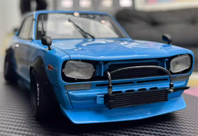 IGNITION MODEL Nissan GTR KPGC10 Blue Limited Edition 360PCS ONLY 1:18 Car Pre-built Model view6
