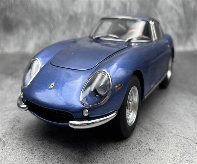 CMC Ferrari 275 GTB/C 1966 Classic sports car blue 1:18car Pre-a Model