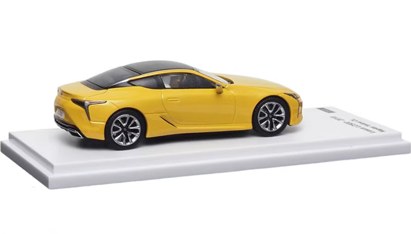Almost Real Lexus LC500 2018 Naples Yellow CL. 1:64 Car Pre-built Airliner Model Display view4