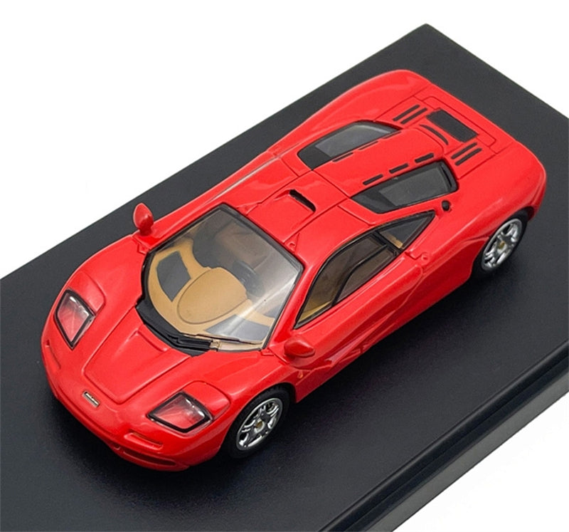 LCD-MODELS Mclaren F1 Super Car Red 1:64 car Pre-built Model view7