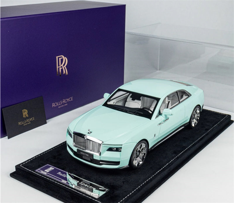 HH Model Rolls Royce SPECTRE Green Limited Edition 50PCS ONLY 1:18 Car Pre-built Model view3