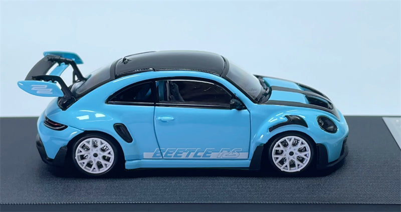 1:64 Porsche 911 992 GT3 Sky Blue Beetle RS TimeMicro x PSC DESIGN Limited Edition DIECAST Civil Car Model