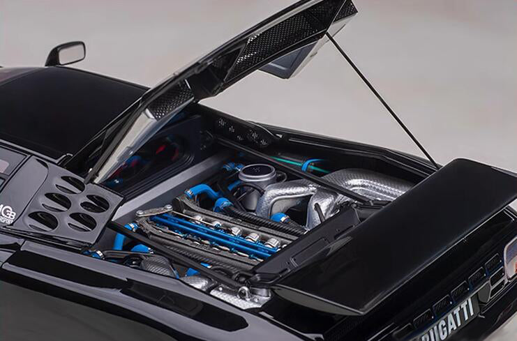 AUTOART BUGATTI EB110 SS black 1:18car Pre-a Model